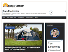 Tablet Screenshot of camperglamper.com